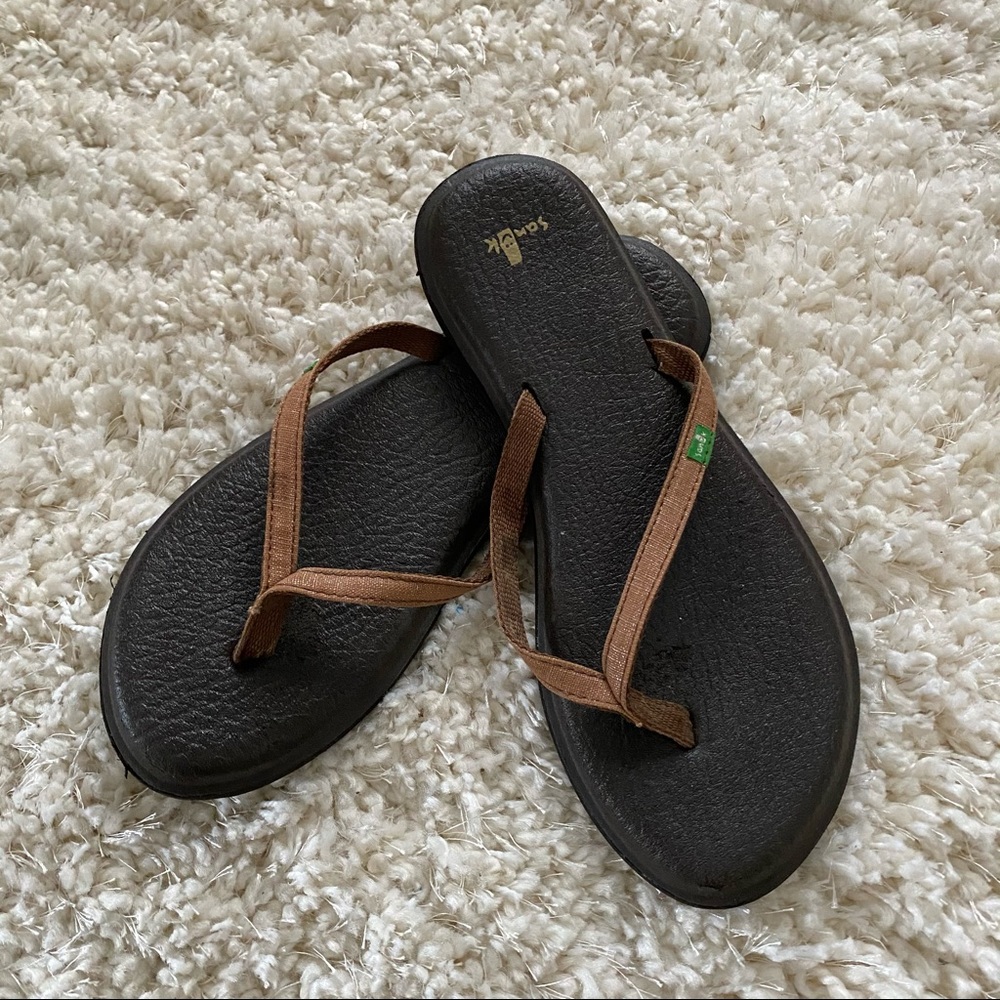 Sanuk Yoga Mat Flip Flop Sandals
